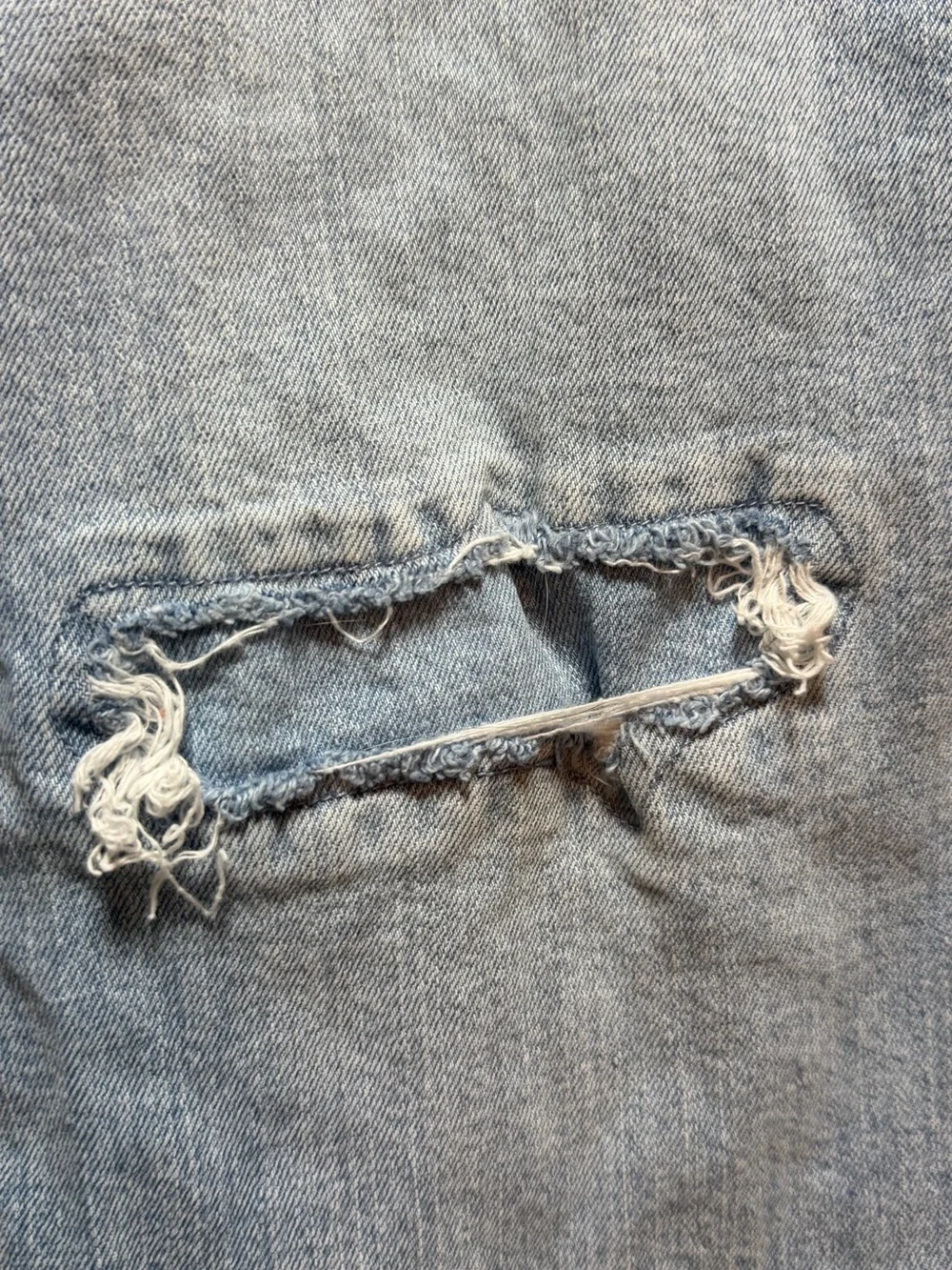 abercrombie kids Light Blue Denim High-Rise Wide Leg Jeans 9/10 long